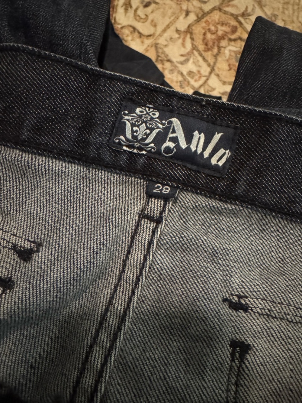 Anlo Dark Wash Flare Jeans - Picture 2 of 9